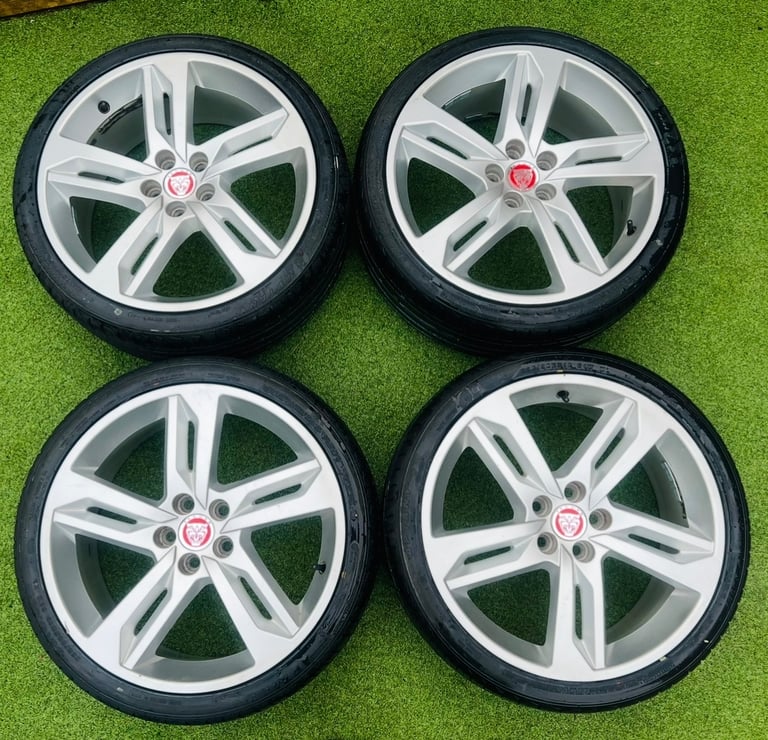 image for 19” Alloy Wheels & New 235 35 19 Tyres 5x108 Ford Volvo Jaguar