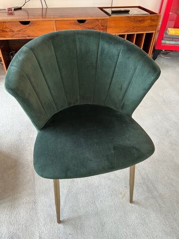 Chair Dunelm Kendall Chair Bottle Green Velvet Dunelm Kendall Moss