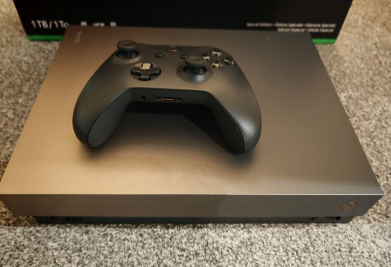 Xbox One X Gold Rush Edition 1TB Console Boxed