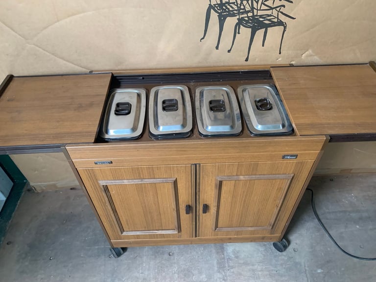 Hostess Philips hot food trolley