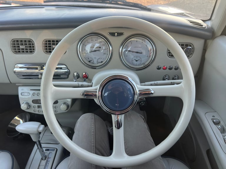 1991 NISSAN FIGARO CONVERTIBLE SILVER AUTOMATIC PETROL SALVAGE DAMAGED REPAI CAT