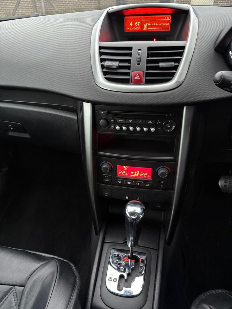  Peugeot 207 CC 1.6 VTi GT Tiptronic Euro 5 2dr Petrol Automatic