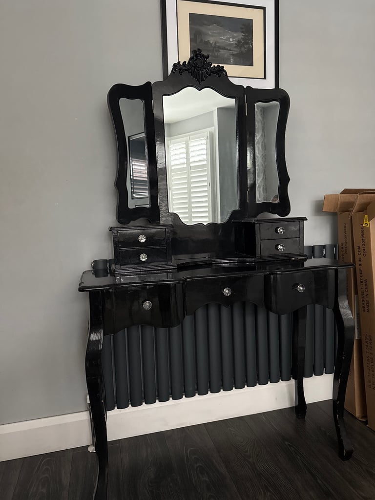 image for Black vanity unit