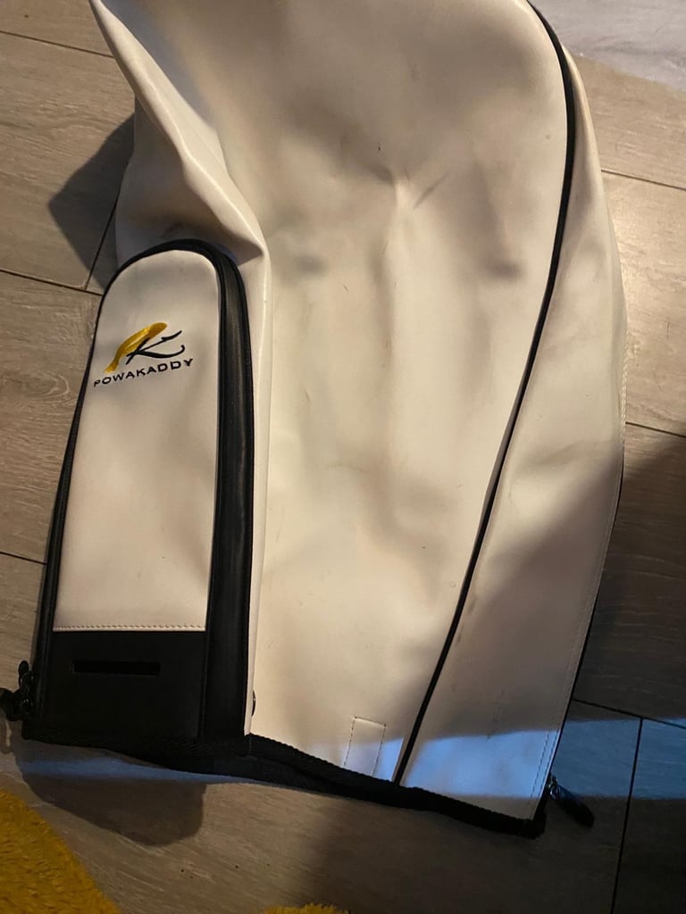 Powakaddy golf bag and clubs 