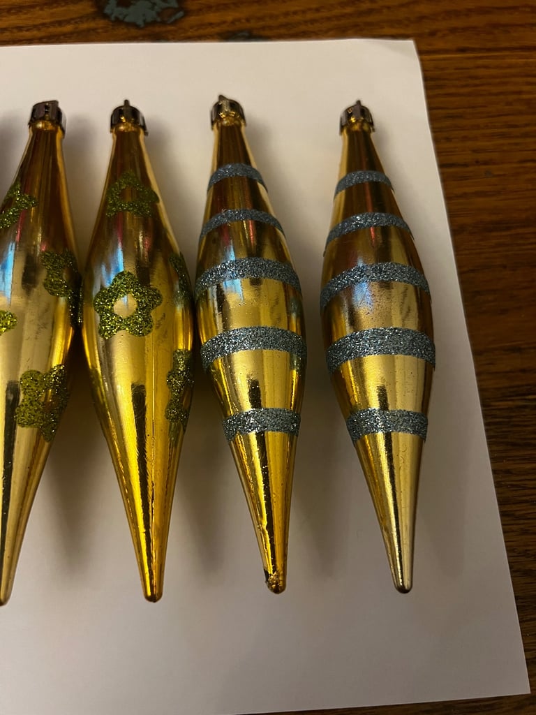 24 Christmas baubles/ tree decorations 