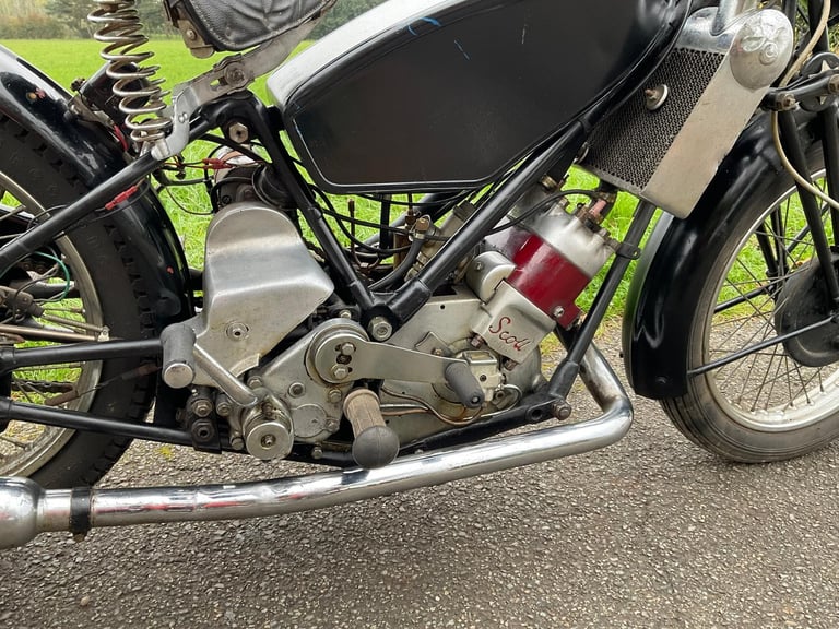 1939 Scott Clubman special with old and v5c