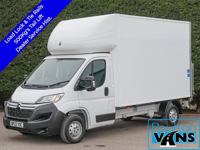 image for 2022 Citroen Relay 35 Plus, 2.2HDI, 140BHP, 11'8 / 3.55M L3 LWB LUTON BOX VAN, Air Con, Tie R Lut...