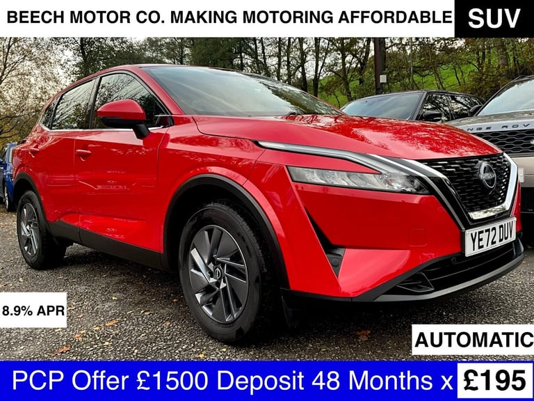2022 Nissan Qashqai 1.3 DiG-T MH 158 Acenta Premium 5dr Xtronic HATCHBACK PETROL Automatic
