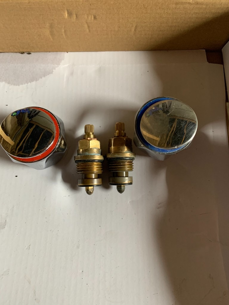 2 x compression tap cartridge for traditional kitchen taps in Swindon