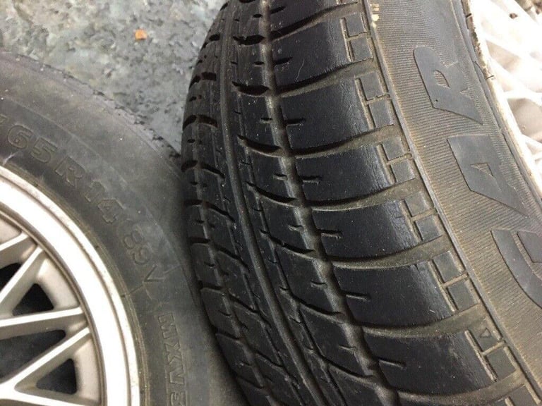 Ford Capri 13 alloys tyres x 4 all hold air size 205/60R/86h