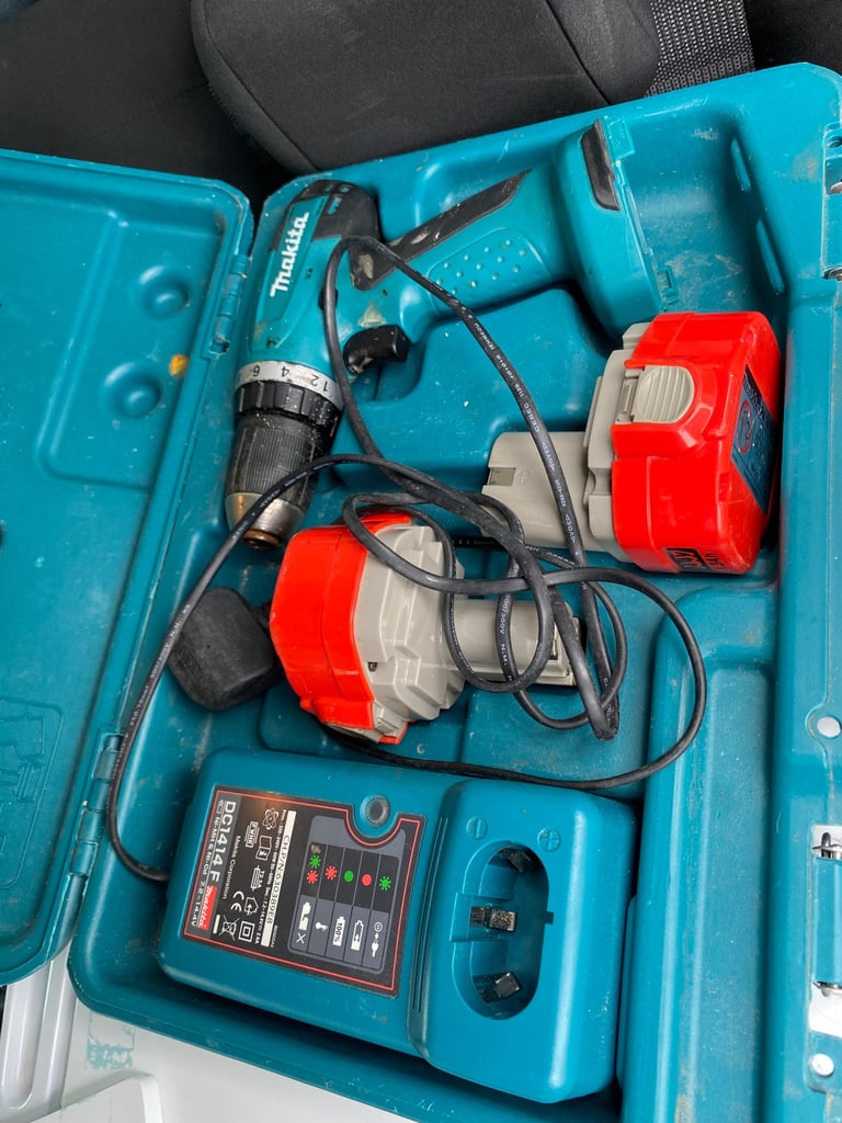 image for MAKITA COMBI DRILL WITH 2X 1.3AH BATTERY AND CHARGER AND BOX