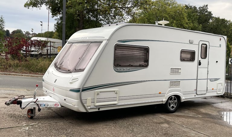 2005 ABBEY VOGUE GTS 416 4 BERTH CARAVAN, END BATHROOM WITH MOTOR MOVER & AWNING