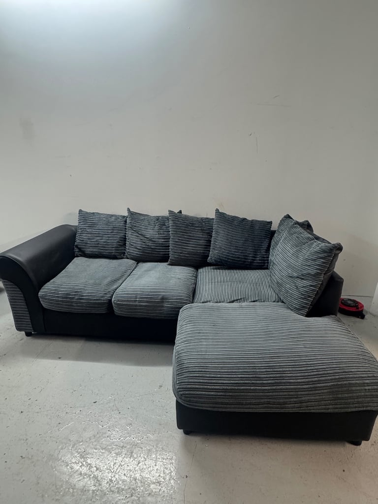 GREAT HALF CORD CORNER SOFA -DELIVERY OPTION