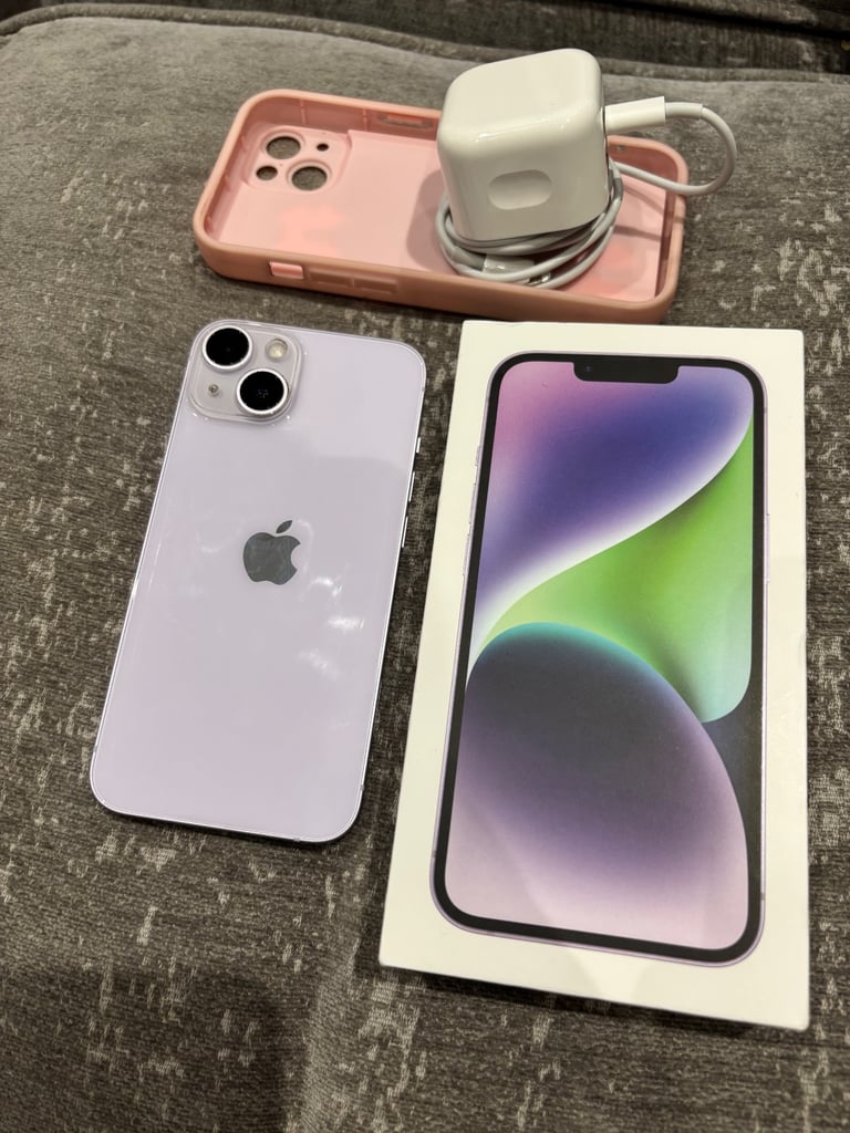 image for Apple iPhone 14 purple 128gb unlocked great condition 