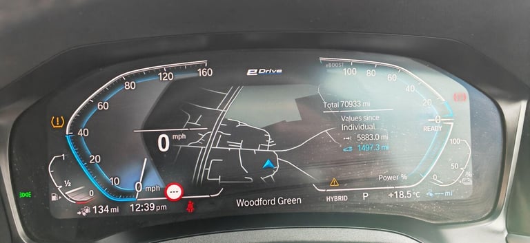 2019 BMW 3 Series 2.0 330e 12kWh M Sport Auto Euro 6 (s/s) 4dr SALOON Petrol/Electric Hybrid Auto...