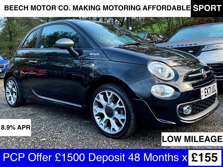 2021 Fiat 500 1.0 MHEV Sport Euro 6 (s/s) 3dr HATCHBACK Petrol Manual