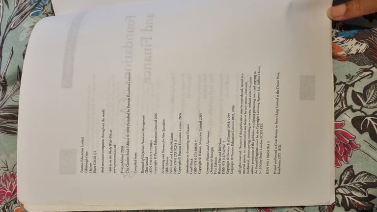 Foundations of Accounting and Finance