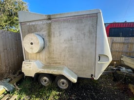 Indespension Tow A Van 22D Box Trailer,5x8” 4 Wheel Braked. 