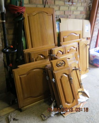 Used kitchen doors & draw fronts