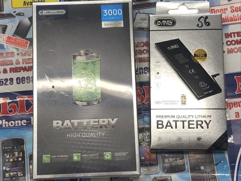 Replacement Batteries Available Including Fitting for Samsung S7/S7Edge/S8/S8+/S9/S9+/ S10 & S10+
