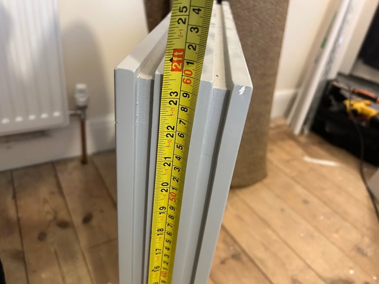 Fixed leaded wooden window 