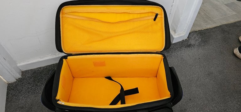 Sony camcorder bag with strap.