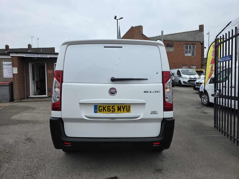 2015 FIAT SCUDO 12Q 2.0 M/JET 130 L1 H1 COMFORT BARN REAR DOOR 1 YRS MOT NO VAT
