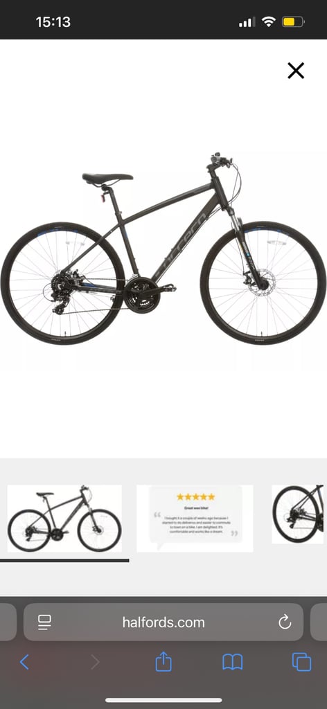 Carrera Crossfire 2 Mens Hybrid Bike - Black, Medium