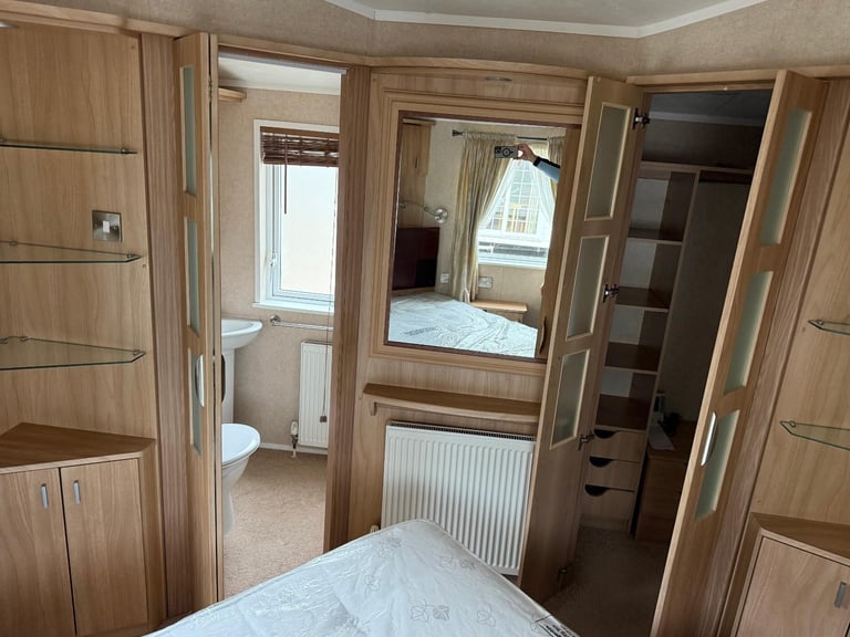 LUXURY 2 BED CARAVAN FOR SALE OFF SITE 41FT X 12.5FT DOUBLE GLAZED & HEATED