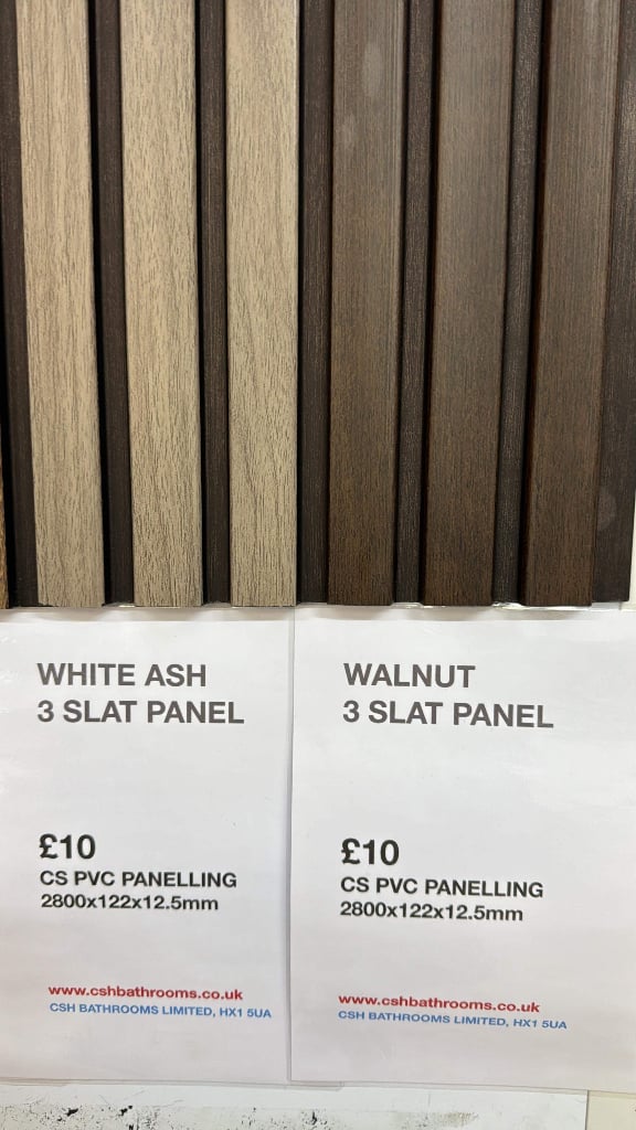 waterproof pvc cladding shower kitchen office 3m x 25cm x 8mm