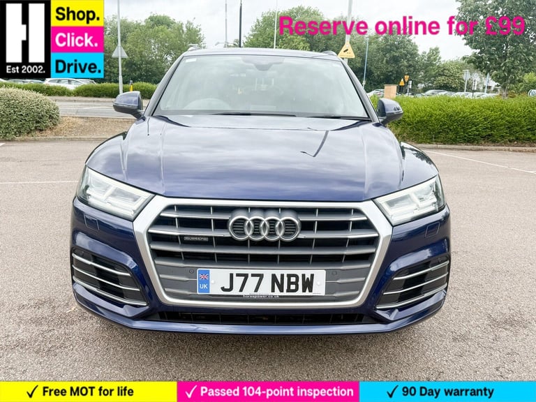 2017 Audi Q5 2.0 TFSI S line S Tronic quattro Euro 6 (s/s) 5dr ESTATE Petrol Automatic
