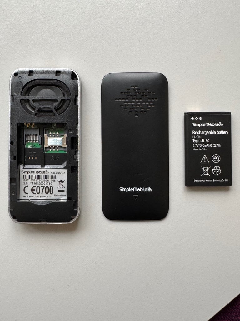 📞 Simple Mobile Senior/Kids Cell Phone – Big Buttons, Easy to Use, SOS Emergency Button