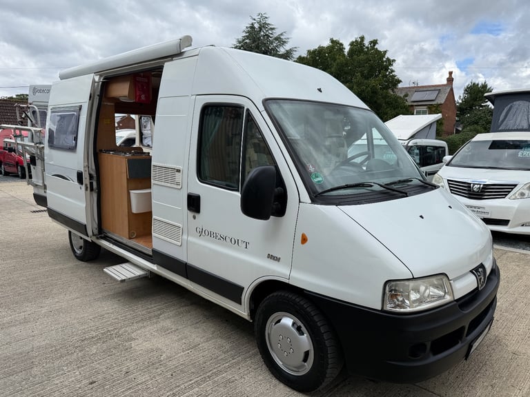 2003 Globecar Globescout Peugeot Boxer 2.8HDi Camper Van - Left Hand Drive LHD