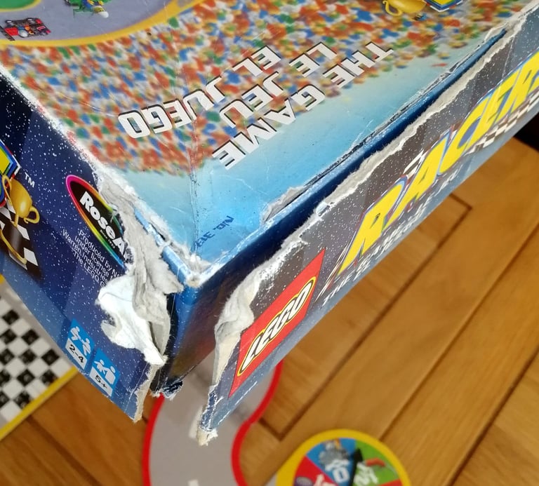 Lego Racers Super Speedway Board Game 2001 Rose Art