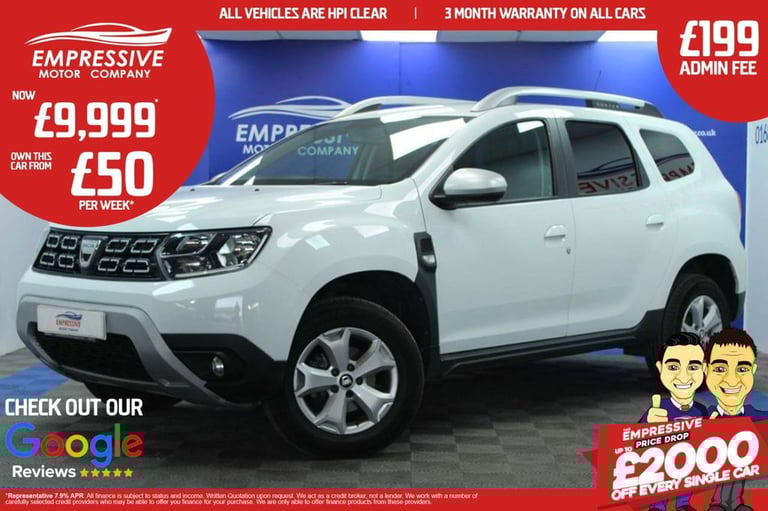 2019 19 DACIA DUSTER 1.3 TCE COMFORT SUV 5DR PETROL MANUAL EURO 6 (S/S) (130 PS)