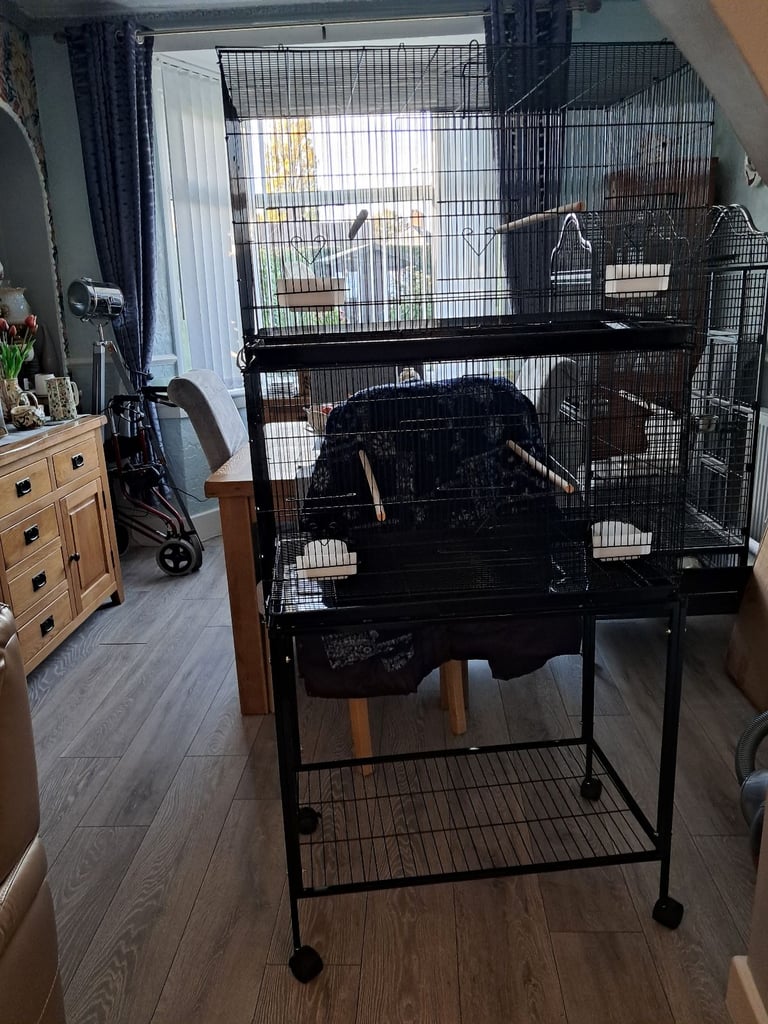 Double Fight Cages on Stand 