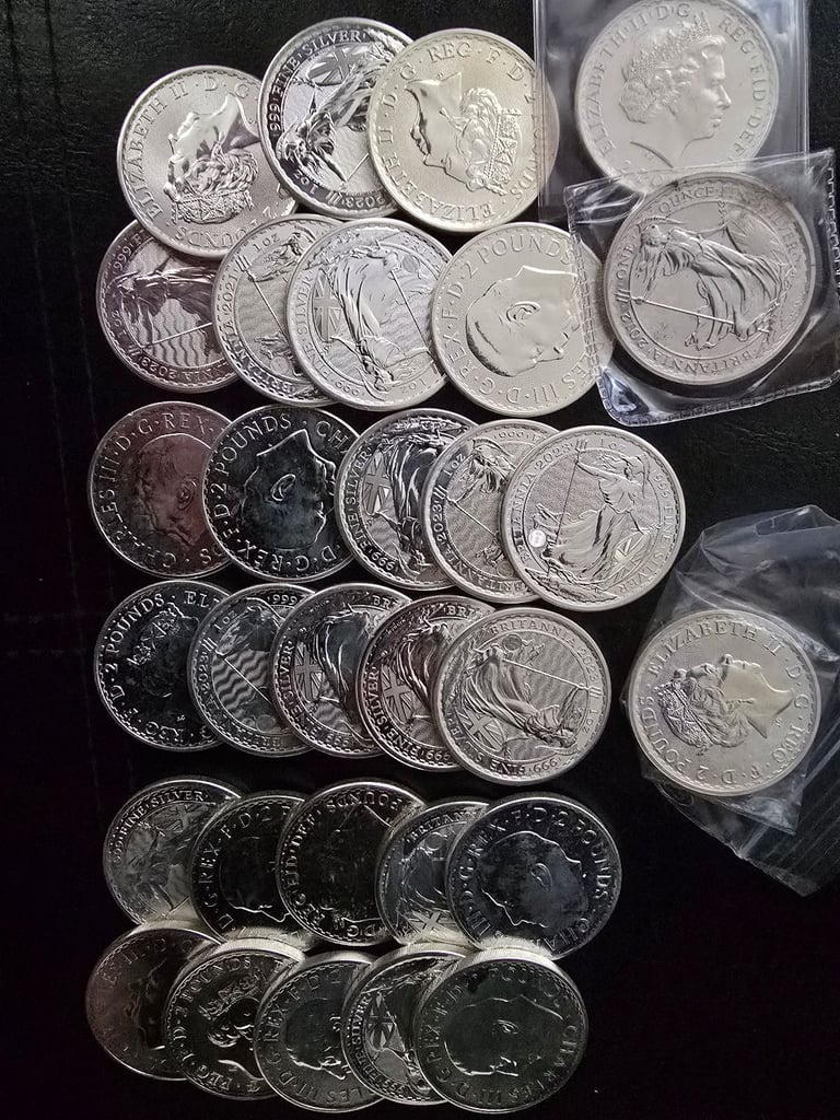 image for 1oz Silver Britannia bullion coins 