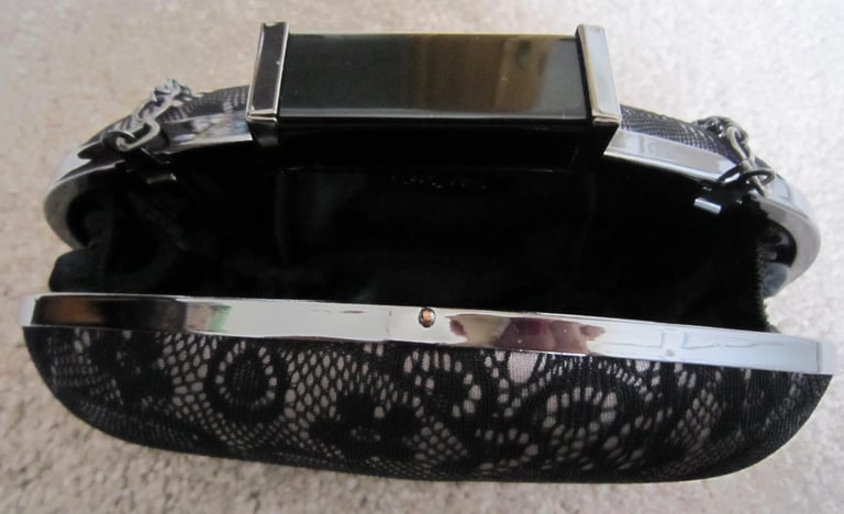 MONSOON LACE EVENING SHOES SIZE 6 WITH MATCHING BAG