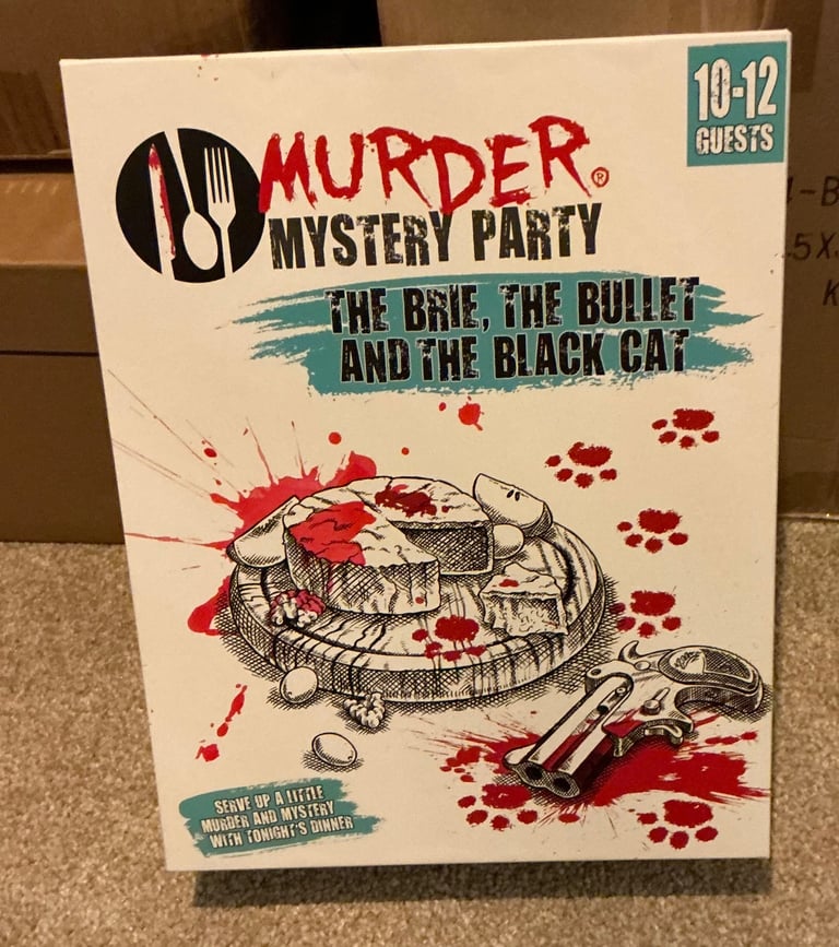 Murder Mystery Game - The Brie, The Bullet & The Black Cat