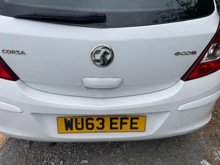 VAUXHALL CORSA 1.3 CDTI EXCLUSIVE E/F 63 REG WHITE 5 DOOR 11 MONTHS MOT TAX £35 60+MPG