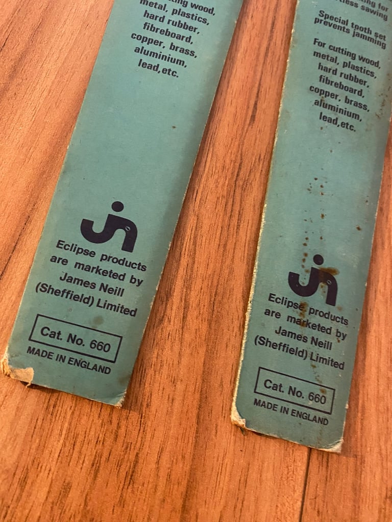 Vintage New Eclipse Spare Blades Xylan X 3 Bundle Job Lot General Purpose