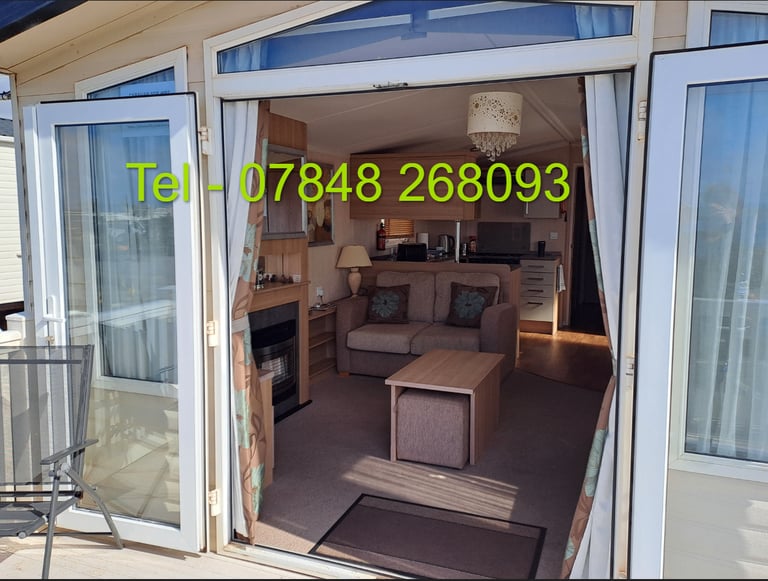 Two Bedroom Front Row Caravan for Hire DEVON CLIFFS SANDY BAY EXMOUTH DEVON