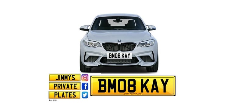 Kay private number plate 