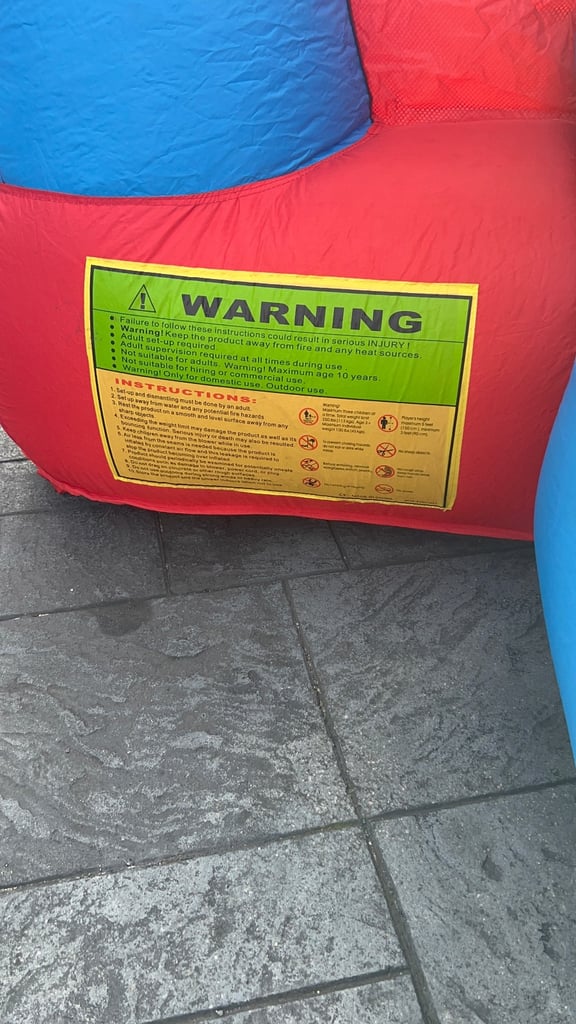 Happy hop bouncy castle