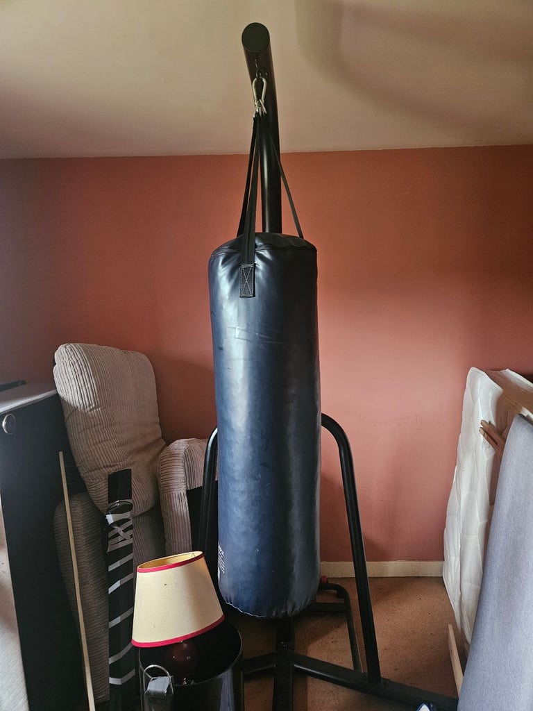 image for Punch bag and weight bench 