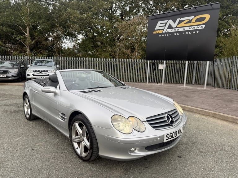 image for 2004 04 REG MERCEDES SL500 SPORT 5.0 PETROL CONVERTIBLE SILVER AUTO !!!