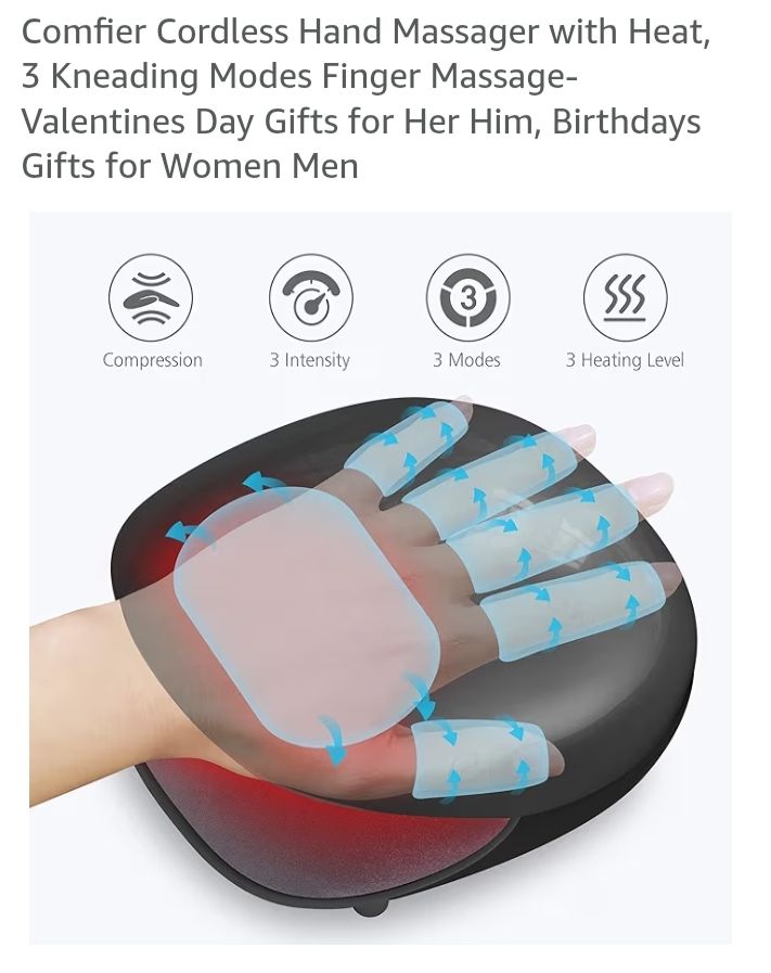 Used once Comfier hand massager