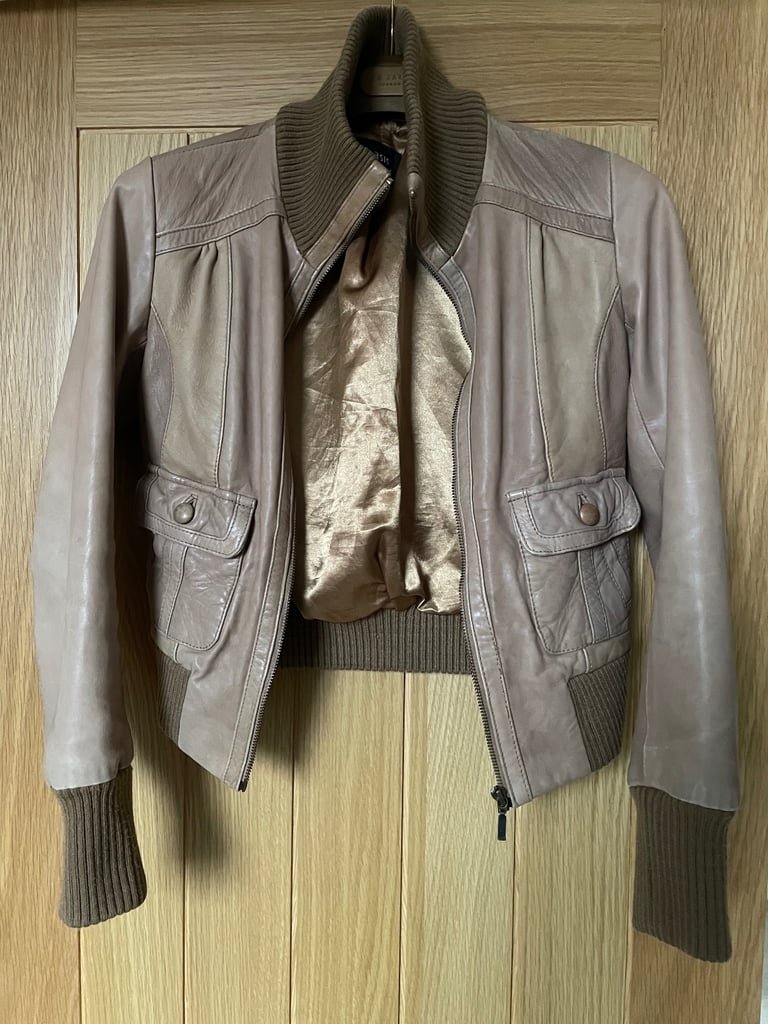 image for Women’s Oasis Leather Jacket Size 10 Combo