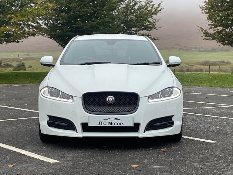 JAGUAR XF 2.2d [200] R-Sport Estate Auto, diesel, white + NOW SOLD 2014
