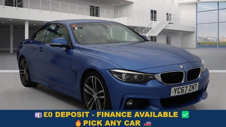 image for 2017 BMW 4 Series 2.0 420i M Sport Convertible 2dr Petrol Auto Euro 6 (s/s) (184 ps) Convertible ...